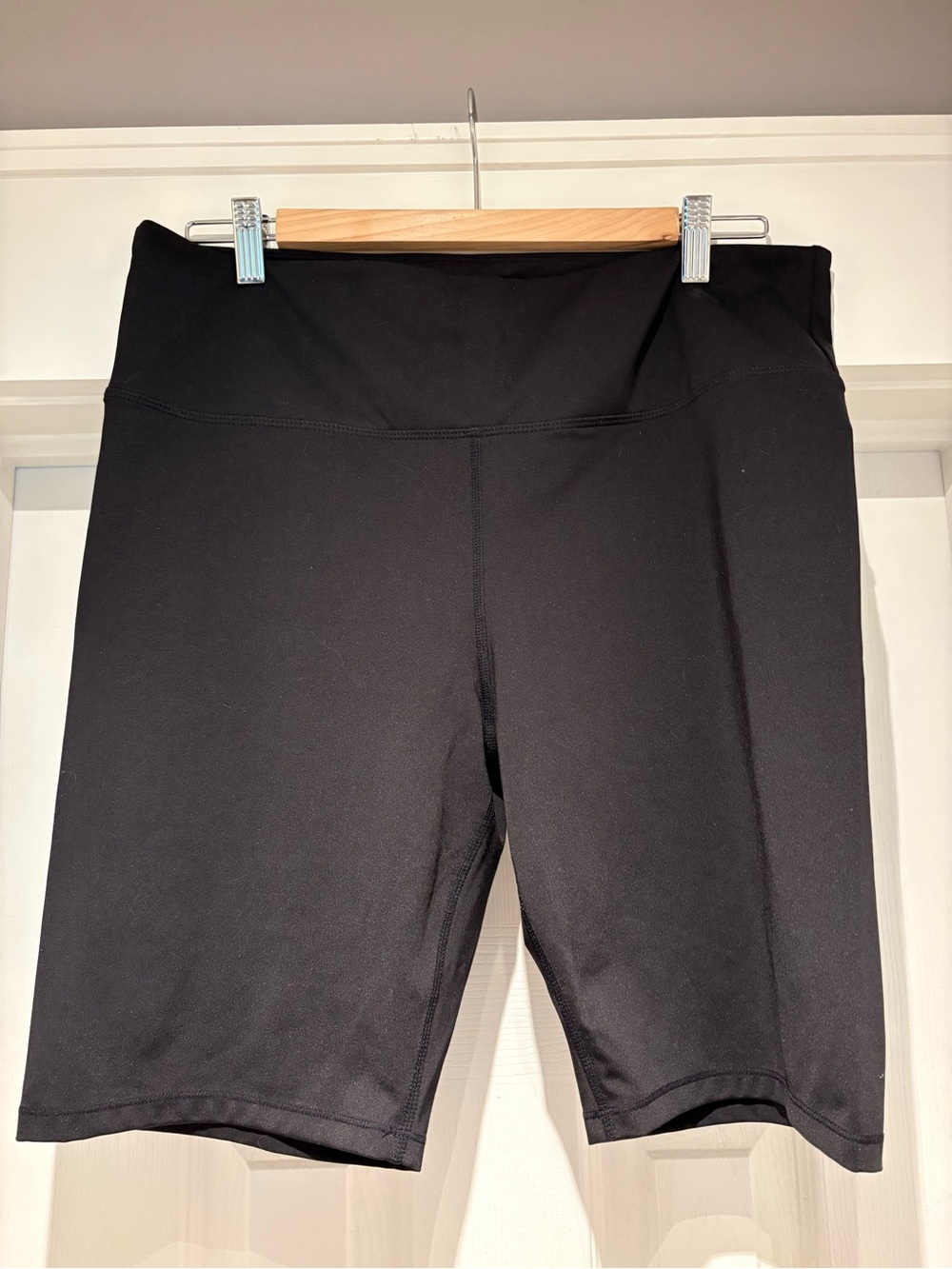 H&M Black High-Rise Bike Shorts